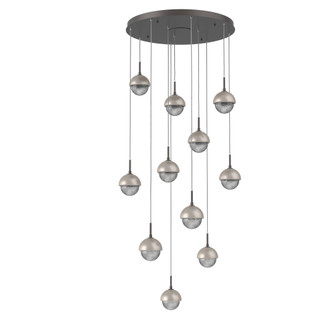 Cabochon Round 11pc Multi-Pendant (1289|CHB0093-11-GP-S-C01-L3-BS)