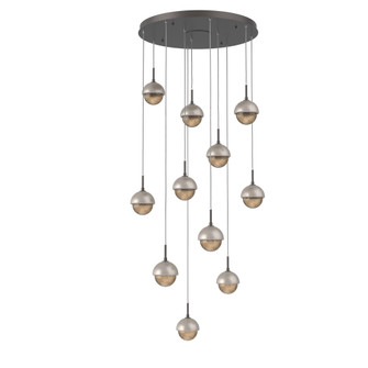 Cabochon Round 11pc Multi-Pendant (1289|CHB0093-11-GP-B-C01-L3-BS)