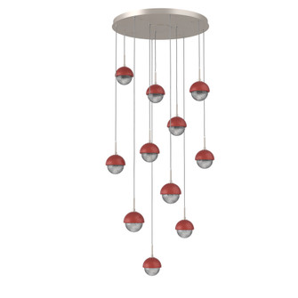 Cabochon Round 11pc Multi-Pendant (1289|CHB0093-11-BS-S-C01-L1-RE)