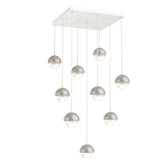 Cabochon Square 9pc Multi-Pendant (1289|CHB0093-09-WI-WL-C01-L3-BS)