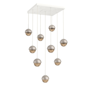 Cabochon Square 9pc Multi-Pendant (1289|CHB0093-09-WI-B-C01-L3-BS)