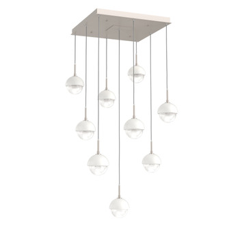 Cabochon Square 9pc Multi-Pendant (1289|CHB0093-09-BS-WL-C01-L3-WI)