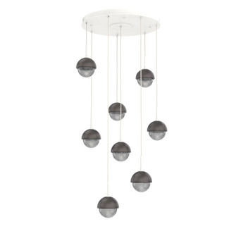 Cabochon Round 8pc Multi-Pendant (1289|CHB0093-08-WI-S-C01-L3-GP)