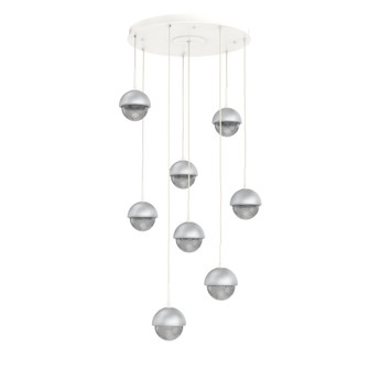 Cabochon Round 8pc Multi-Pendant (1289|CHB0093-08-WI-S-C01-L1-CS)