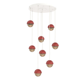 Cabochon Round 8pc Multi-Pendant (1289|CHB0093-08-WI-B-C01-L3-RE)