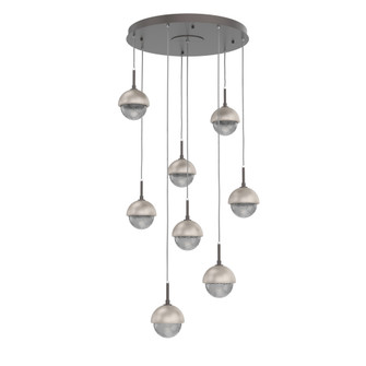 Cabochon Round 8pc Multi-Pendant (1289|CHB0093-08-GP-S-C01-L1-BS)