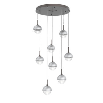 Cabochon Round 8pc Multi-Pendant (1289|CHB0093-08-GP-C-C01-L1-CS)