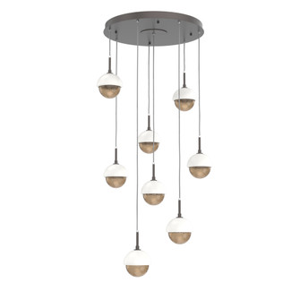 Cabochon Round 8pc Multi-Pendant (1289|CHB0093-08-GP-B-C01-L3-WI)