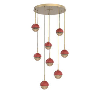 Cabochon Round 8pc Multi-Pendant (1289|CHB0093-08-GB-B-C01-L1-RE)