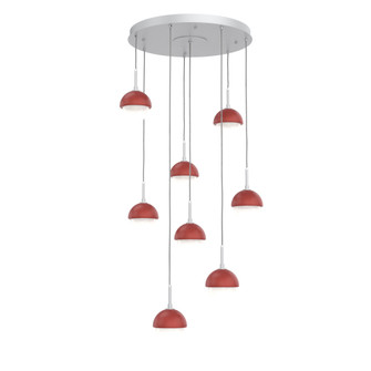 Cabochon Round 8pc Multi-Pendant (1289|CHB0093-08-CS-WL-C01-L3-RE)