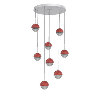 Cabochon Round 8pc Multi-Pendant (1289|CHB0093-08-CS-S-C01-L1-RE)