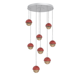Cabochon Round 8pc Multi-Pendant (1289|CHB0093-08-CS-B-C01-L1-RE)