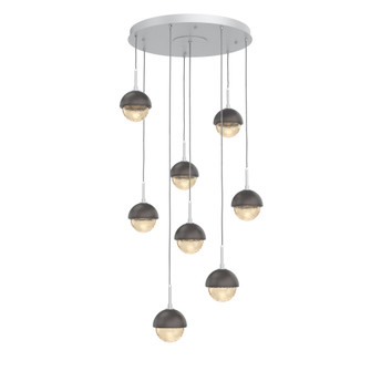 Cabochon Round 8pc Multi-Pendant (1289|CHB0093-08-CS-A-C01-L3-GP)