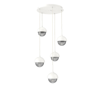 Cabochon Round 5pc Multi-Pendant (1289|CHB0093-05-WI-S-C01-L1-MS)