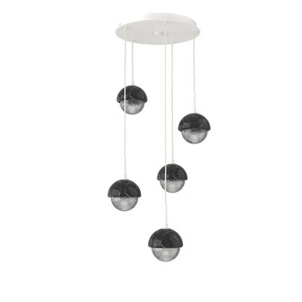 Cabochon Round 5pc Multi-Pendant (1289|CHB0093-05-WI-S-C01-L1-BM)