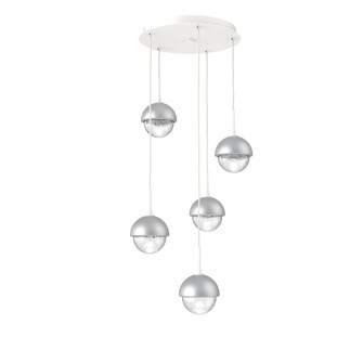 Cabochon Round 5pc Multi-Pendant (1289|CHB0093-05-WI-C-C01-L1-CS)