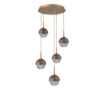 Cabochon Round 5pc Multi-Pendant (1289|CHB0093-05-NB-S-C01-L3-BB)