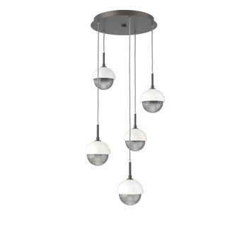 Cabochon Round 5pc Multi-Pendant (1289|CHB0093-05-GP-S-C01-L3-WI)