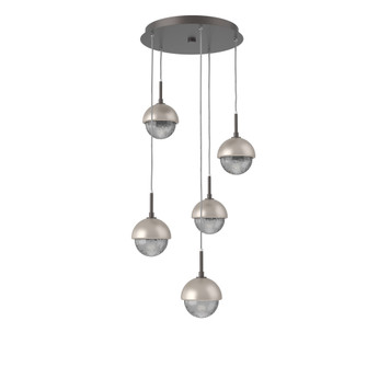 Cabochon Round 5pc Multi-Pendant (1289|CHB0093-05-GP-S-C01-L3-BS)