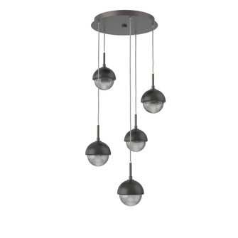 Cabochon Round 5pc Multi-Pendant (1289|CHB0093-05-GP-S-C01-L1-MB)