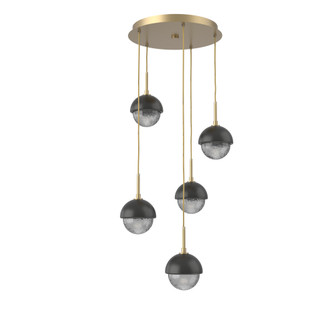 Cabochon Round 5pc Multi-Pendant (1289|CHB0093-05-GB-S-C01-L3-MB)