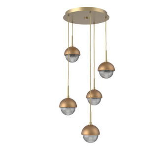 Cabochon Round 5pc Multi-Pendant (1289|CHB0093-05-GB-S-C01-L1-NB)