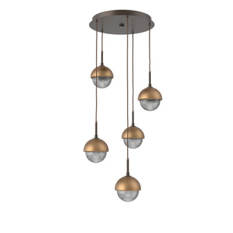 Cabochon Round 5pc Multi-Pendant (1289|CHB0093-05-FB-S-C01-L1-NB)