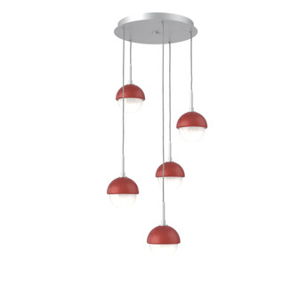 Cabochon Round 5pc Multi-Pendant (1289|CHB0093-05-CS-WL-C01-L3-RE)