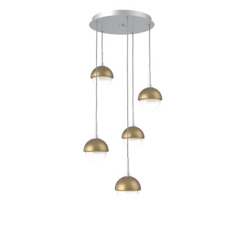 Cabochon Round 5pc Multi-Pendant (1289|CHB0093-05-CS-WL-C01-L3-GB)