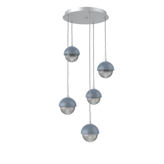 Cabochon Round 5pc Multi-Pendant (1289|CHB0093-05-CS-S-C01-L1-BU)