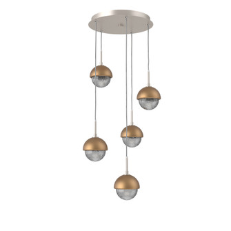 Cabochon Round 5pc Multi-Pendant (1289|CHB0093-05-BS-S-C01-L1-NB)