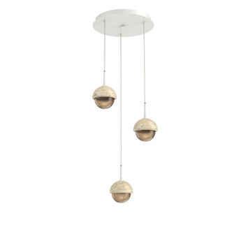 Cabochon Round 3pc Multi-Pendant (1289|CHB0093-03-WI-B-C01-L1-TR)