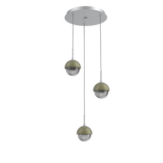 Cabochon Round 3pc Multi-Pendant (1289|CHB0093-03-CS-S-C01-L3-GE)