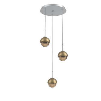 Cabochon Round 3pc Multi-Pendant (1289|CHB0093-03-CS-B-C01-L1-GB)