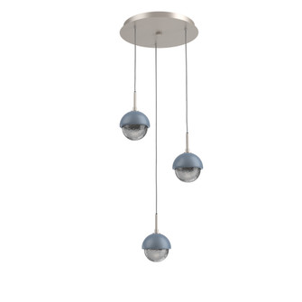 Cabochon Round 3pc Multi-Pendant (1289|CHB0093-03-BS-S-C01-L3-BU)