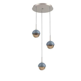 Cabochon Round 3pc Multi-Pendant (1289|CHB0093-03-BS-B-C01-L1-BU)