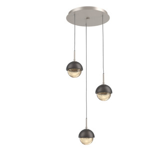 Cabochon Round 3pc Multi-Pendant (1289|CHB0093-03-BS-A-C01-L3-GP)