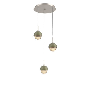 Cabochon Round 3pc Multi-Pendant (1289|CHB0093-03-BS-A-C01-L1-GE)