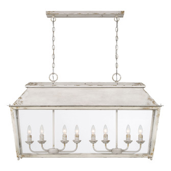 Golden Lighting Abingdon 8-light Island Light in Antique Ivory (36|0804-LP AI)