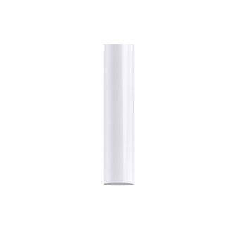 5'' Downrod with Coupling Cover for Matthews Gerbar Fans - Gloss White Finish (230|5DR-ROT-WH)
