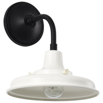 Morris; Small Outdoor Lantern; Black Finish; White Shade (81|60/8560)