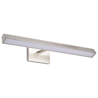 Mila; 2 Foot LED Picture Light; 3 CCT Selectable; Brushed Nickel Finish; Acrylic Lens (81|62/2341)