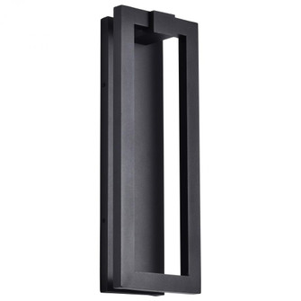 Crew; 40 Watt; 19 Inch LED Outdoor Sconce; Sand Black Finish (81|62/2302)