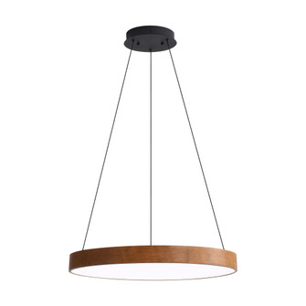 Wry Lighting Anello Integrated LED Pendant in Walnut (36|4963-24 WA)