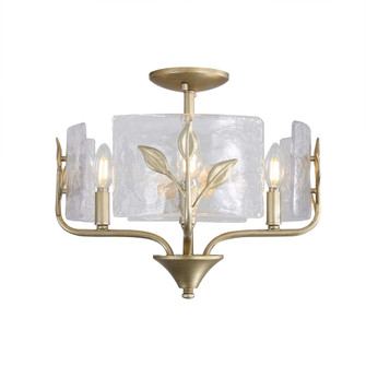 Wry Lighting Bloem 4-light Semi-Flush Mount in White Gold (36|4503-4SF WG-HWG)