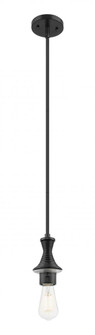 Astor - 1 Light - 3.5 inch - Matte Black - Mini Pendant (3442|415-1S-BK)