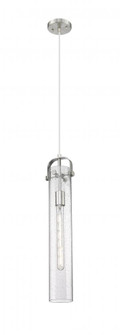 Pilaster - 1 Light - 4 inch Glass - Satin Nickel - Pendant (3442|413-1PS-SN-G413-1S-4SDY)