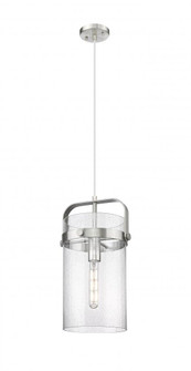 Pilaster - 1 Light - 8 inch Glass - Satin Nickel - Pendant (3442|413-1PM-SN-G413-1S-8SDY)