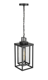 McDonough 8'' 1-Light Outdoor Hanging Lantern - Powder Coated Black (670|901101-PBK)