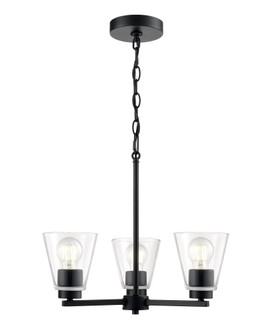 Strayhan 18'' 3-Light Chandelier - Matte Black (670|64103-MB)
